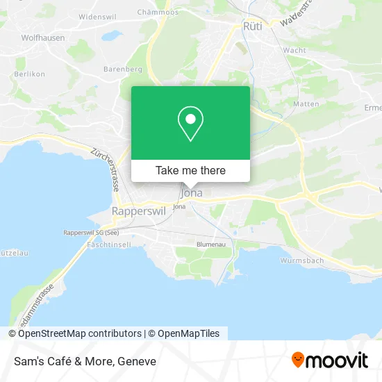 Sam's Café & More map