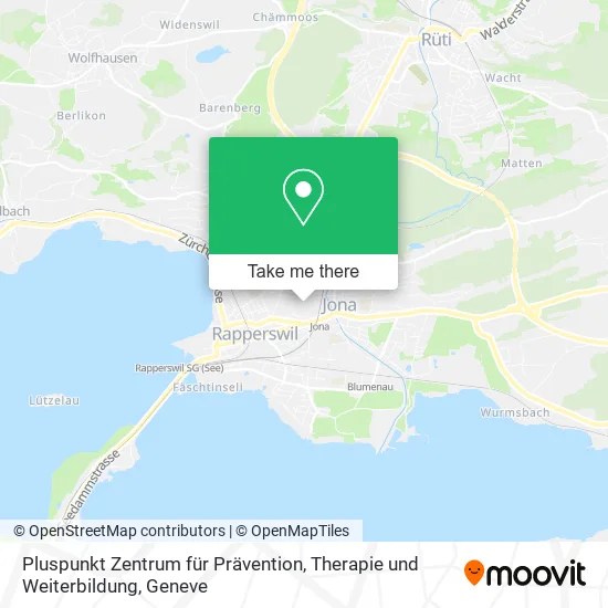 Pluspunkt Zentrum für Prävention, Therapie und Weiterbildung map