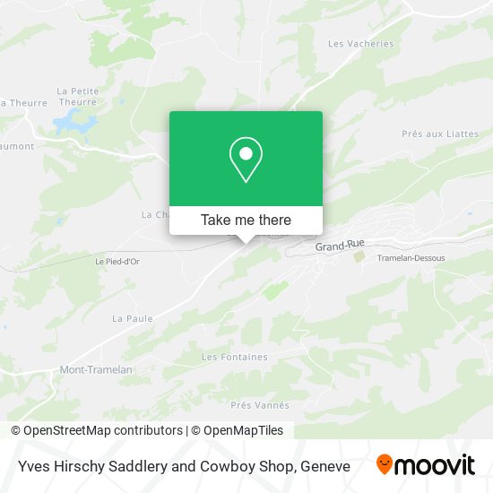 Yves Hirschy Saddlery and Cowboy Shop map