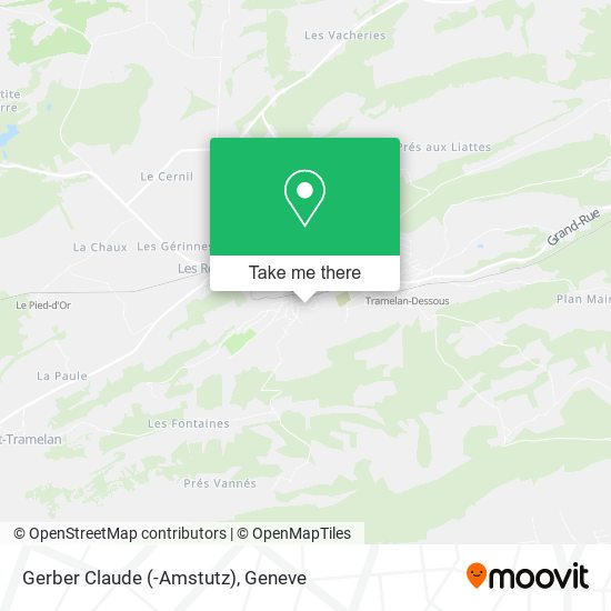 Gerber Claude (-Amstutz) map