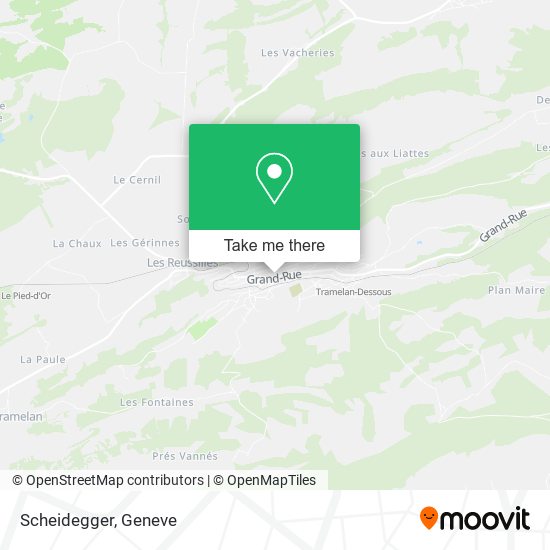 Scheidegger map