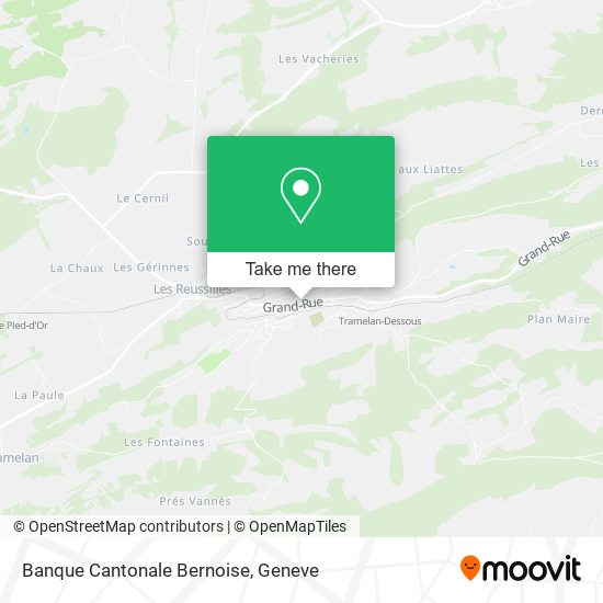 Banque Cantonale Bernoise map