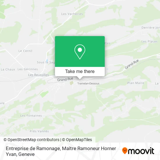 Entreprise de Ramonage, Maître Ramoneur Horner Yvan map