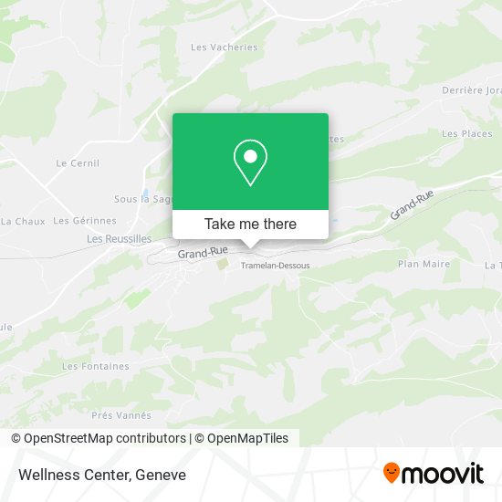 Wellness Center map