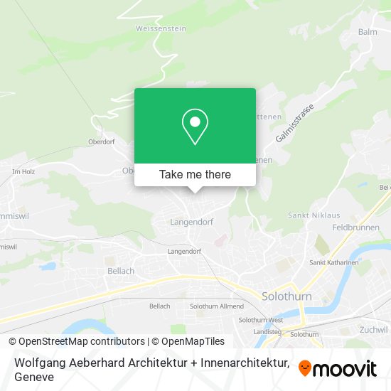 Wolfgang Aeberhard Architektur + Innenarchitektur map