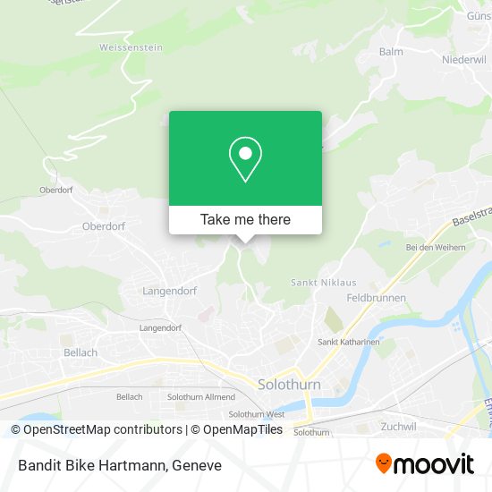 Bandit Bike Hartmann map