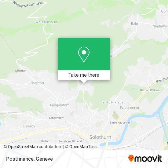 Postfinance map