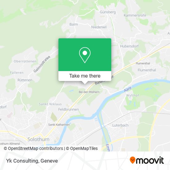 Yk Consulting map