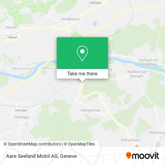 Aare Seeland Mobil AG map