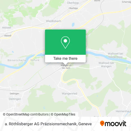 a. Röthlisberger AG Präzisionsmechanik plan