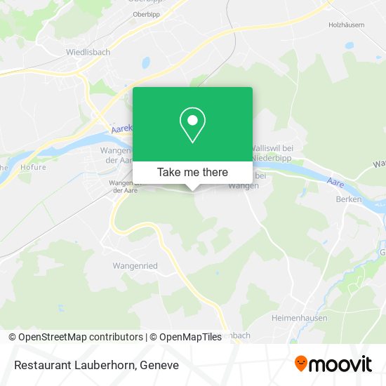 Restaurant Lauberhorn map