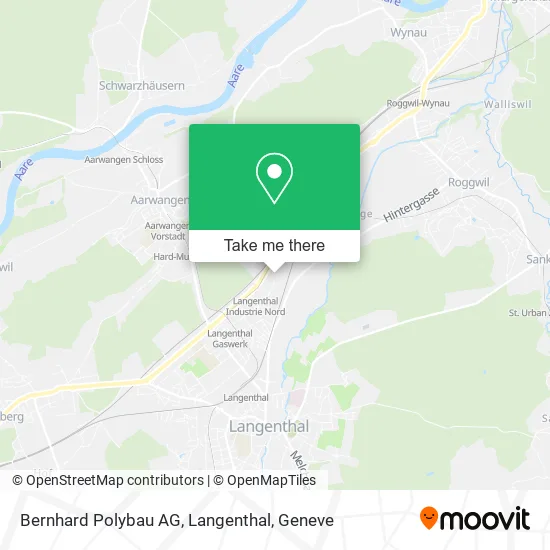 Bernhard Polybau AG, Langenthal map