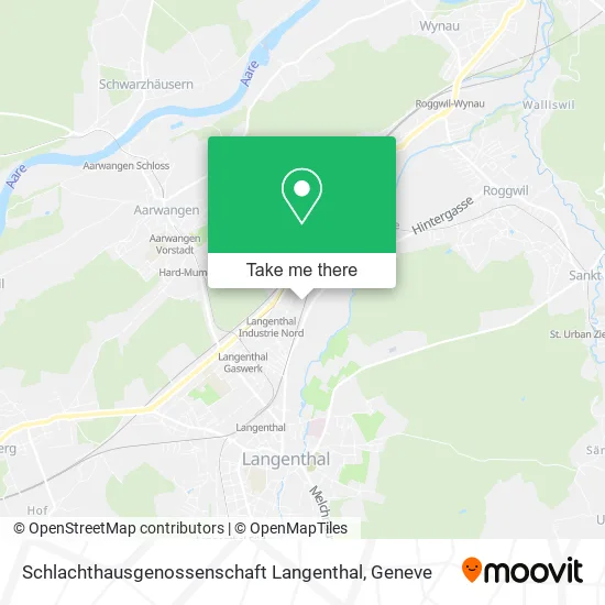 Schlachthausgenossenschaft Langenthal map