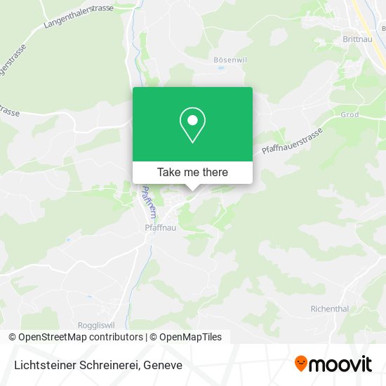 Lichtsteiner Schreinerei map