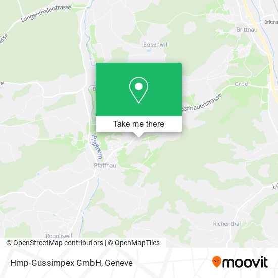 Hmp-Gussimpex GmbH map