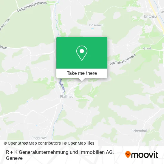 R + K Generalunternehmung und Immobilien AG map