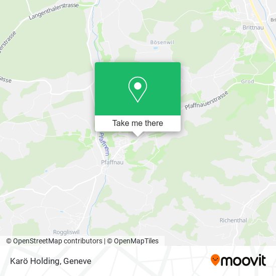 Karö Holding map