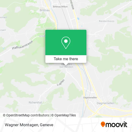 Wagner Montagen map