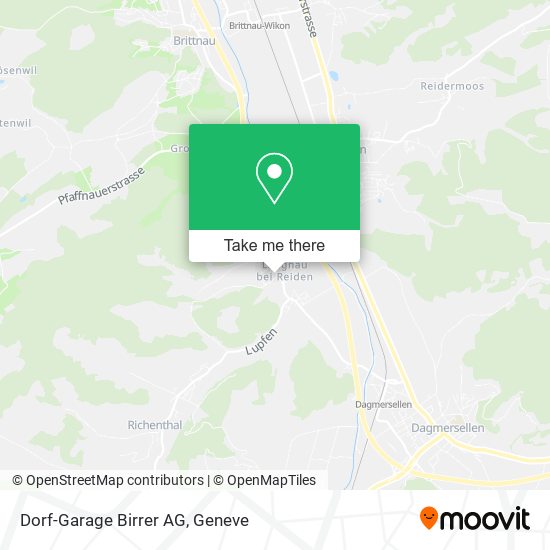 Dorf-Garage Birrer AG map