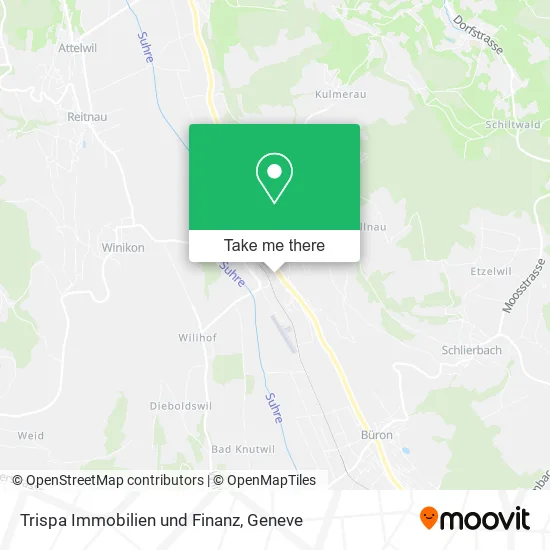Trispa Immobilien und Finanz map