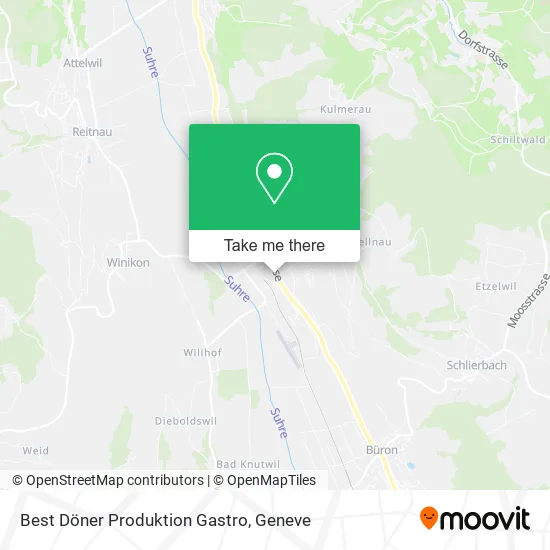 Best Döner Produktion Gastro map