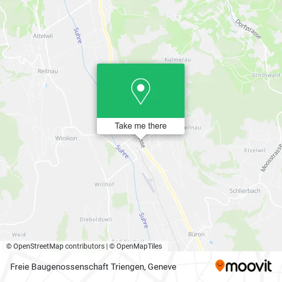 Freie Baugenossenschaft Triengen map