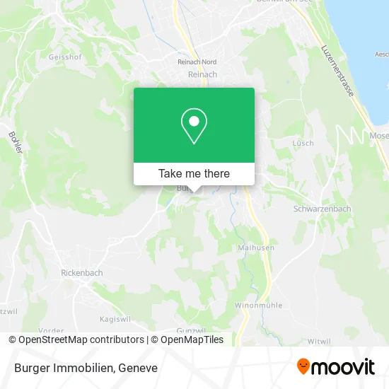 Burger Immobilien map