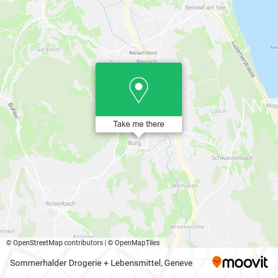 Sommerhalder Drogerie + Lebensmittel map