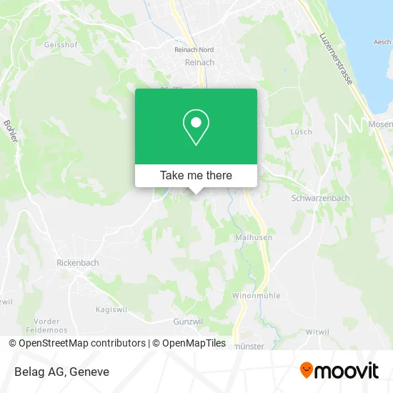 Belag AG map