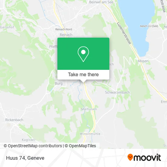 Huus 74 map