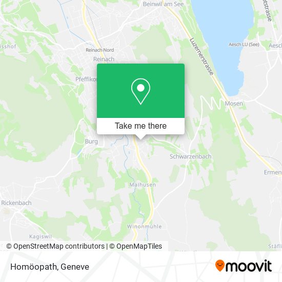 Homöopath map