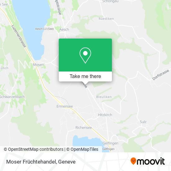 Moser Früchtehandel map