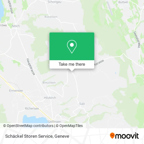 Schäckel Storen Service map