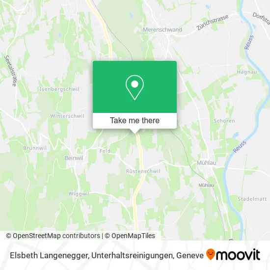 Elsbeth Langenegger, Unterhaltsreinigungen map