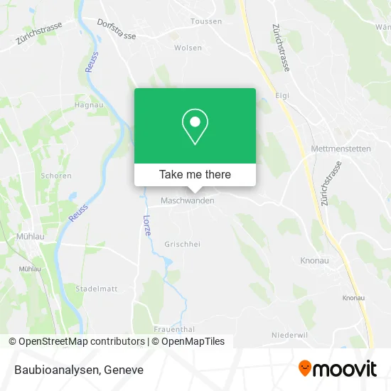 Baubioanalysen map