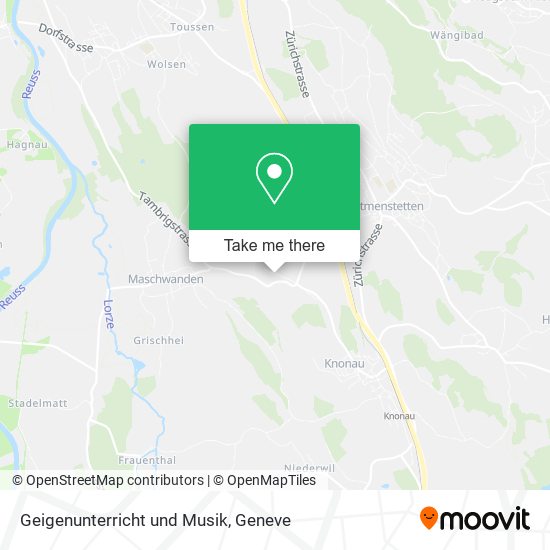 Geigenunterricht und Musik map