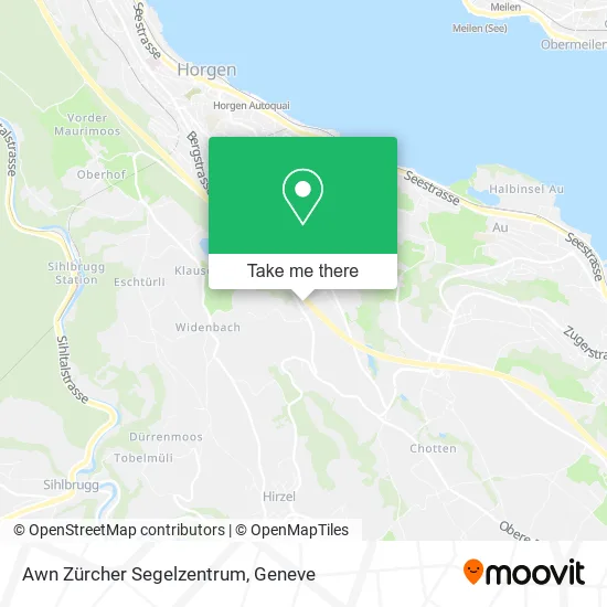 Awn Zürcher Segelzentrum map
