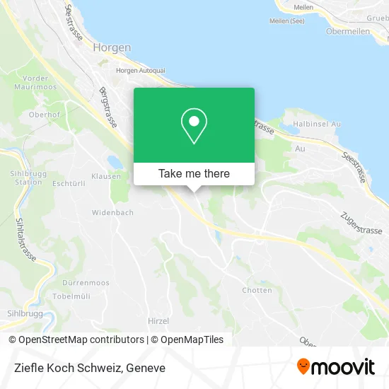 Ziefle Koch Schweiz map