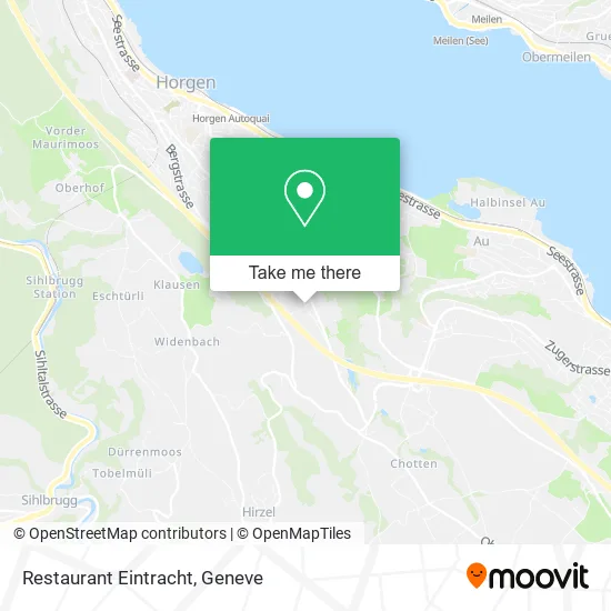 Restaurant Eintracht map