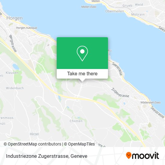 Industriezone Zugerstrasse map