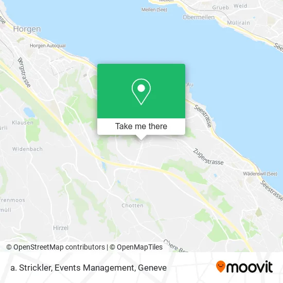 a. Strickler, Events Management map