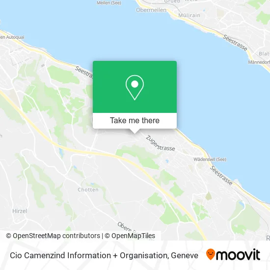 Cio Camenzind Information + Organisation map