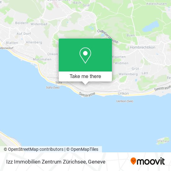 Izz Immobilien Zentrum Zürichsee map