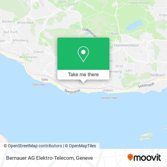 Bernauer AG Elektro-Telecom map