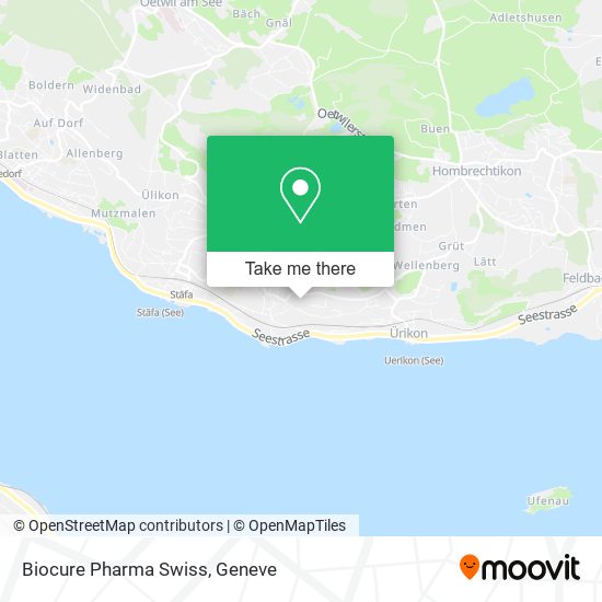 Biocure Pharma Swiss map