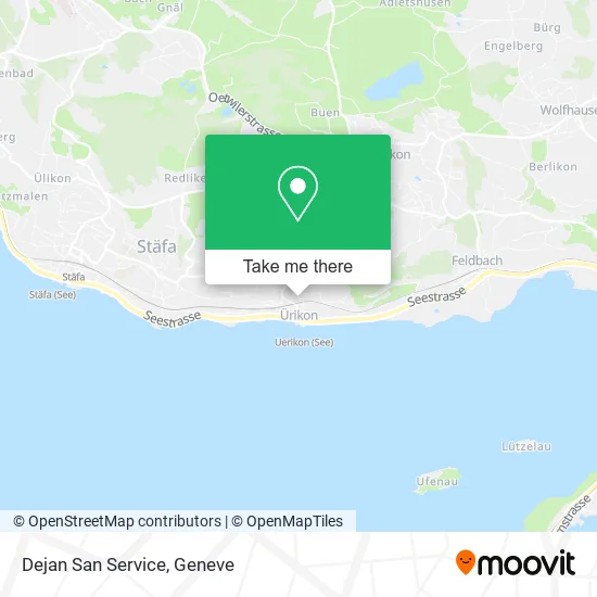 Dejan San Service map