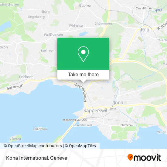 Kona International map