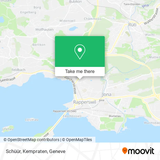 Schüür, Kempraten map