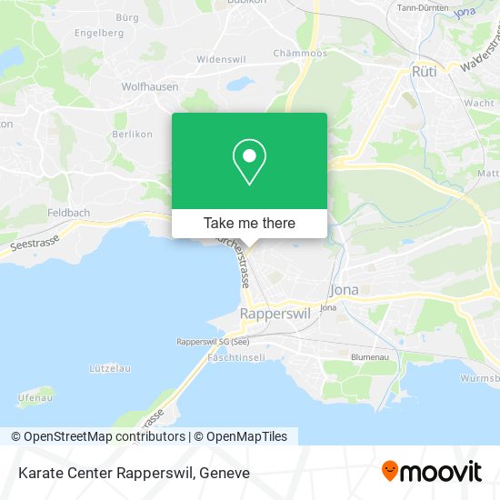 Karate Center Rapperswil map