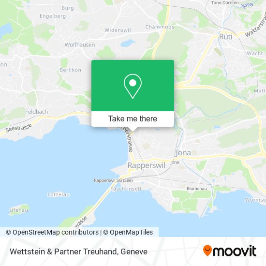 Wettstein & Partner Treuhand map